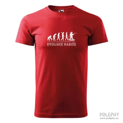Tričko - Evoluce hasiče